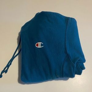 Blue Champion Hoodie. Size XS